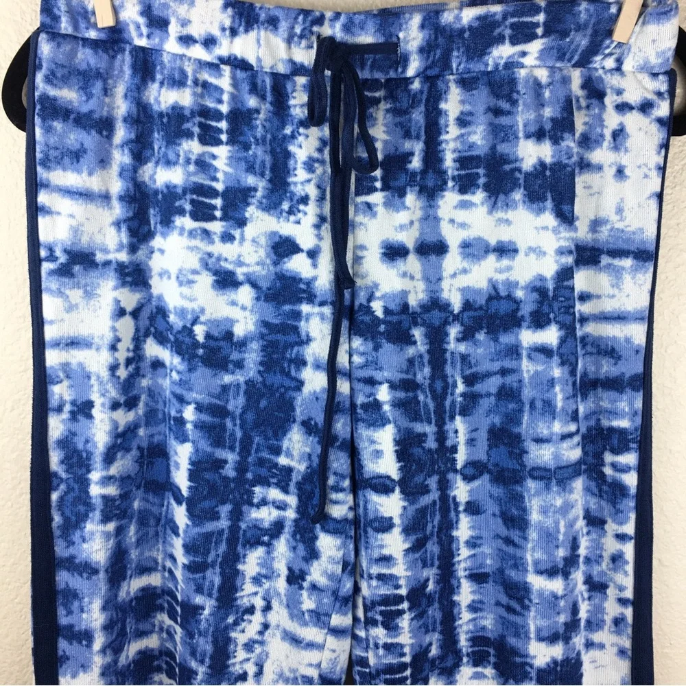 Lucky Brand Women's Blue White Tie Dye Lounge Pants Size S - Picture 3 of 6